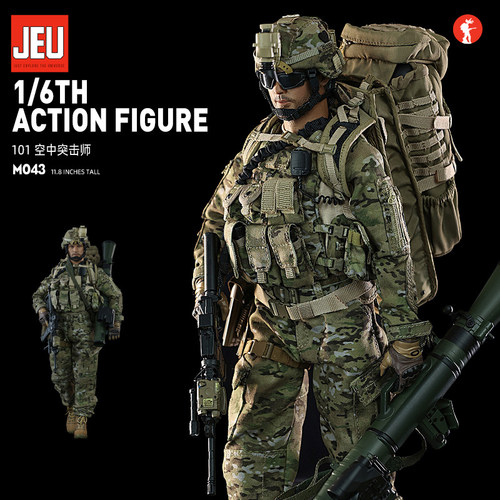 1/6兵人手办美军101空中突击师