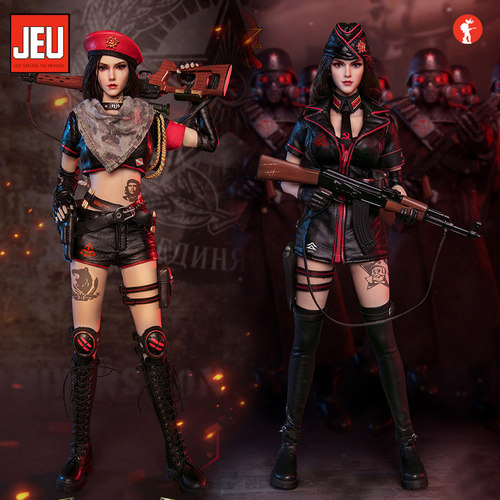 JEU1/6女兵人手办苏联狙击手