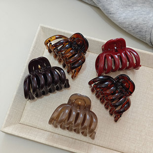 小号高马尾南瓜抓夹女高级感2025新款后脑勺盘发鲨鱼夹发夹发饰