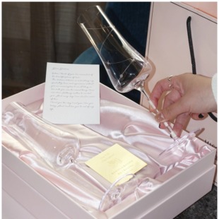 玛森乔治MASONGEORGE挚爱之光香槟杯定制刻字生日订婚新婚礼物