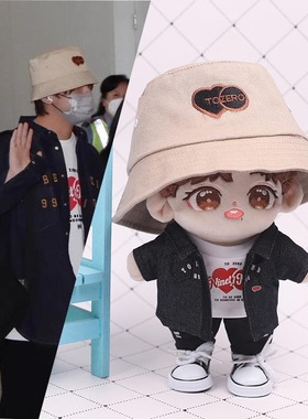 Mirror男团20cm娃衣休閒套裝姜濤KEUNG TO同款娃衣應援公仔娃衣服
