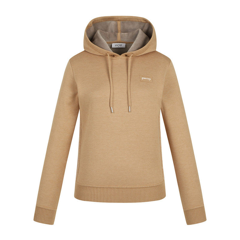 韩国正品代购PING高尔夫球服25女士秋冬运动舒适连帽保暖长袖上衣