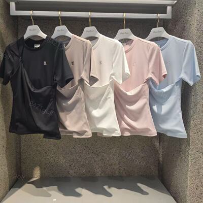 FL女士高尔夫短袖26夏季新款百搭休闲时尚运动舒适透气圆领半袖