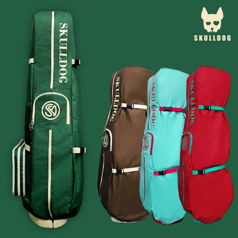 韩国正品代购 skull dog 高尔夫航空套托运球包户外运动装备golf