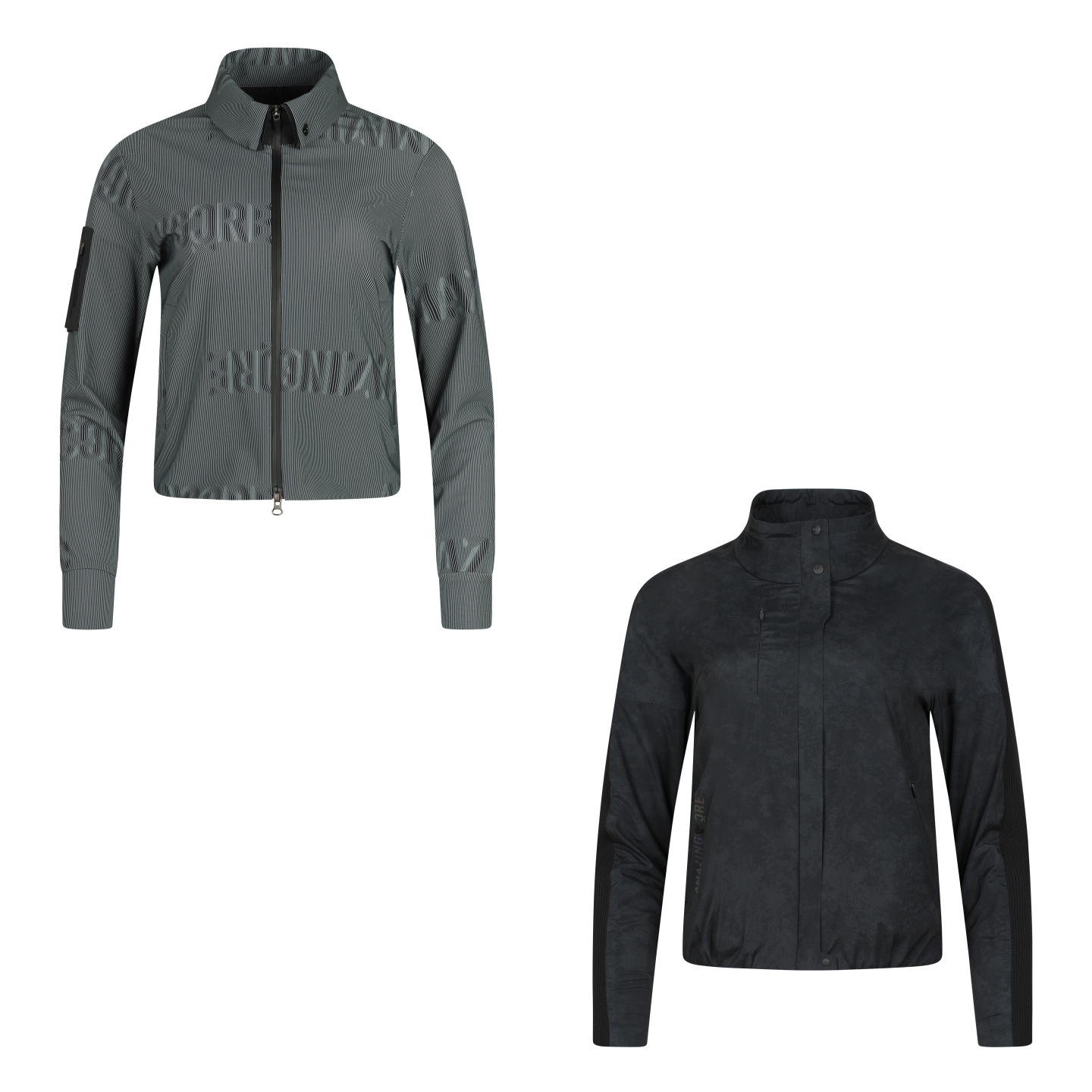 韩国代购AMAZINGCRE高尔夫球服25女秋冬标志舒适百搭翻领短款外套