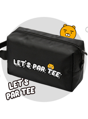 KAKAOFRIENDS 韩国正品代购高尔夫Let's Party化妆包Ryan收纳小包