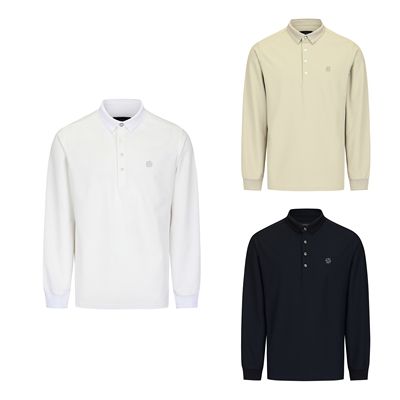 韩国代购STANDREWS高尔夫球服26春季男士休闲运动透气网眼长袖T恤