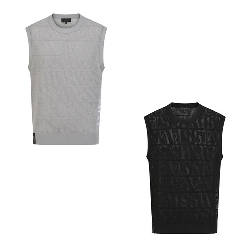 26年男士春夏韩国代购ST ANDREWS高尔夫球服运动百搭标志针织背心