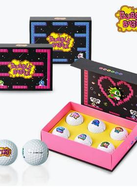 韩国代购泡泡球标记高尔夫球套装6粒球bubble,bobble
