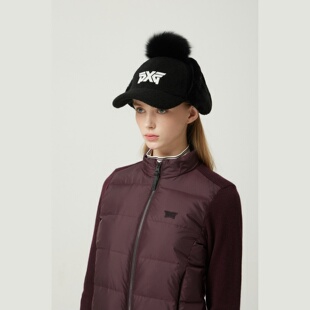 韩国正品代购PXG高尔夫球帽25冬季女士休闲防晒保暖护耳运动帽子