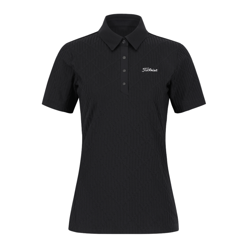 Titleist 韩国正品代购女士高尔夫球服2026新款提花POLO马球衫