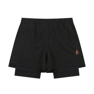 韩国代购 ROND&DÉMARRER高尔夫球服25初秋男编织5英寸网状层叠短裤