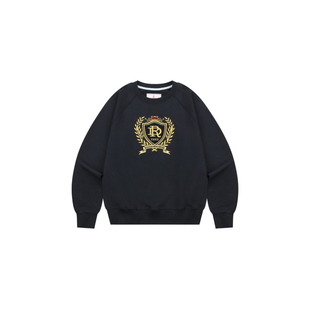 韩国代购 刺绣插肩圆领卫衣 ROND&DÉMARRER高尔夫球服25男女秋冬款