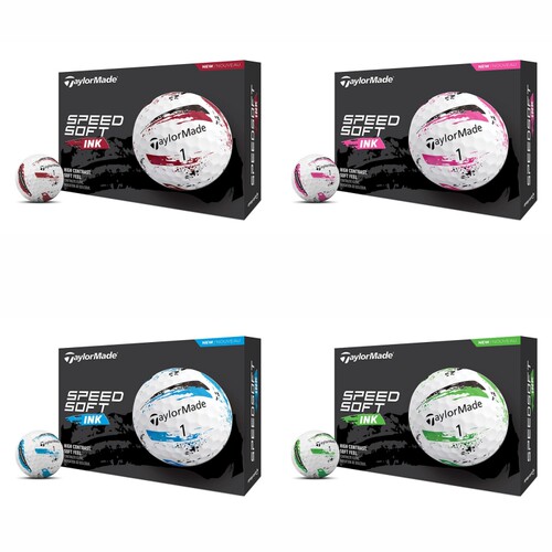 韩国正品代购TaylorMade新款高尔夫男女通用SpeedSoft墨水涂鸦球