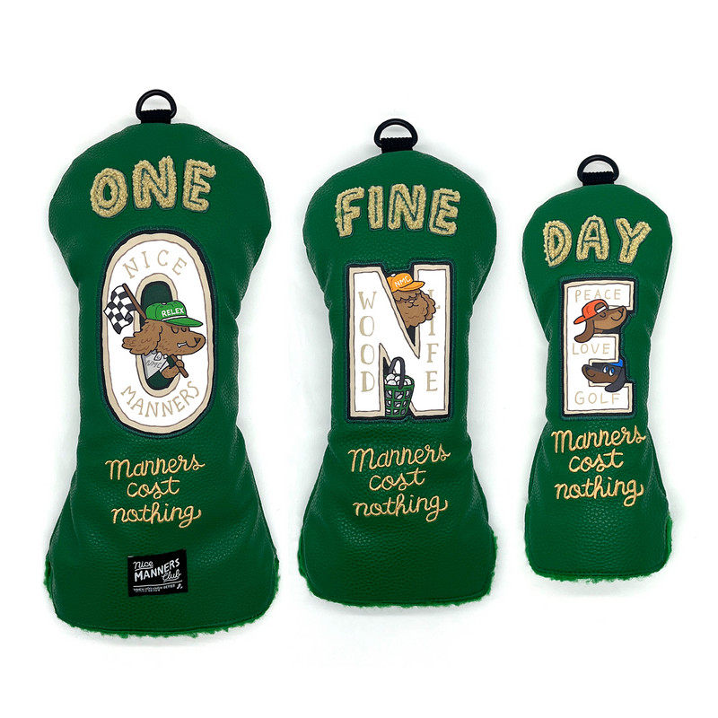 韩国代购NMC高尔夫球杆套配饰可爱卡通1号木球道木铁杆保护套配件