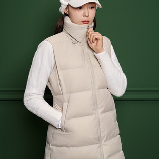 韩国代购Titleist高尔夫女装2025新款女士冬天羽绒背心马甲外套