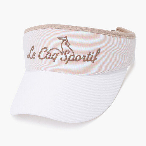 韩国代购Le coq公鸡高尔夫球帽26春夏女士标志透气运动空顶遮阳帽