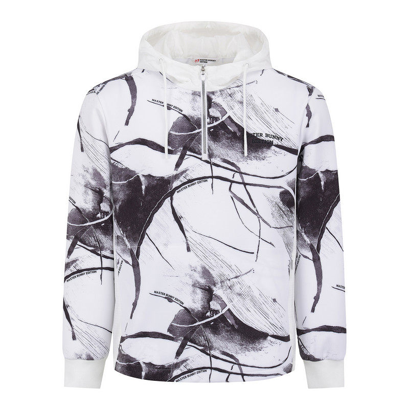 韩国代购MASTERBUNNY高尔夫球服26早春男士运动图案连帽长袖卫衣