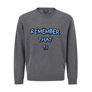 韩国代购PEARLYGATES高尔夫球服26早春男女款羊绒字母长袖针织衫