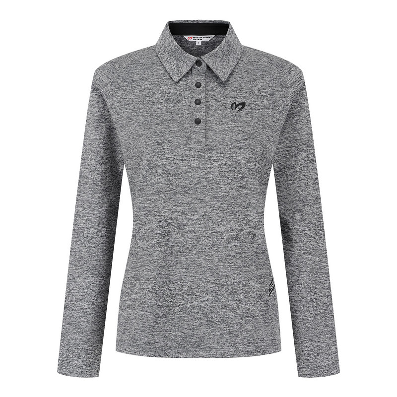 韩国代购MASTERBUNNY高尔夫球服25秋冬女士半系扣保暖拉绒长袖T恤