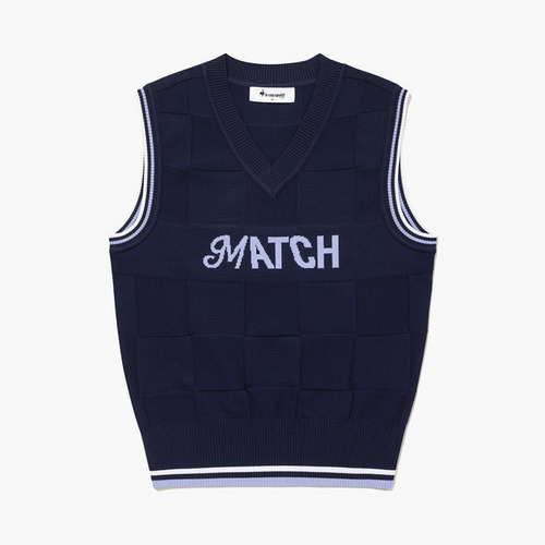 韩国正品代购LeCoq公鸡高尔夫球服25初秋女士休闲V领配色针织马甲