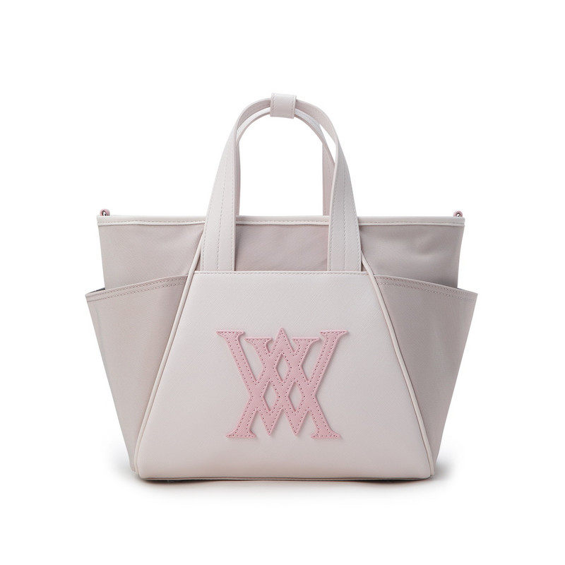 ANEW 韩国正品代购女士高尔夫球包衣物收纳旅行包新款双色手提包