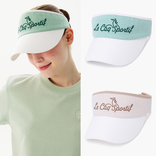 26春夏女士韩国代购Le coq公鸡高尔夫球帽百搭透气运动空顶遮阳帽