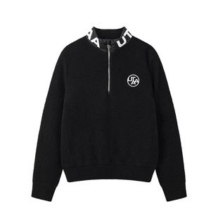 韩国代购 针织保暖半拉链立领羽绒外套 UTAA高尔夫球服25年女士冬季