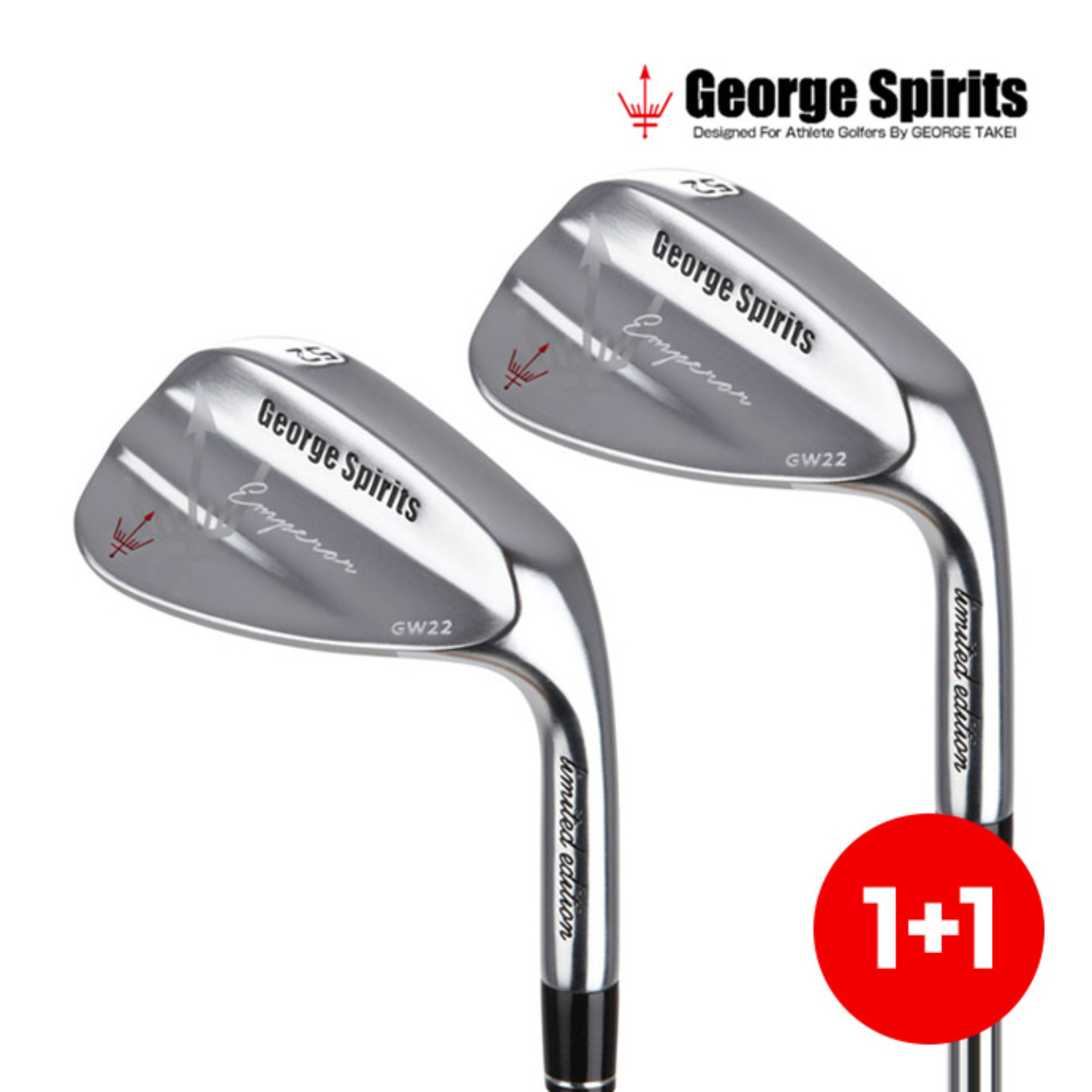 韩国代购GeorgeSpirits高尔夫球杆男女款练习挖起杆52度+56度套装