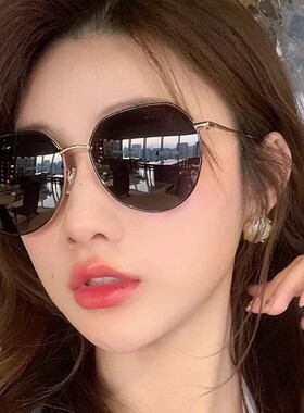 墨镜女高级感夏防晒大脸显瘦防紫外线太阳镜女款2026新款潮偏光镜