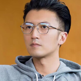 谢霆锋同款防蓝光辐射眼镜近视男潮配有度数变色眼睛女方框平光镜