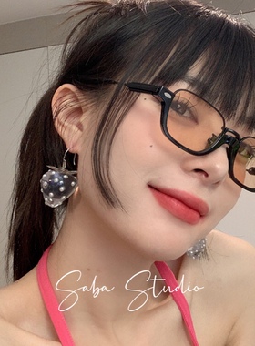 gm同款超复古半框眼镜茶色墨镜女ins风防蓝光2021太阳镜近视潮男