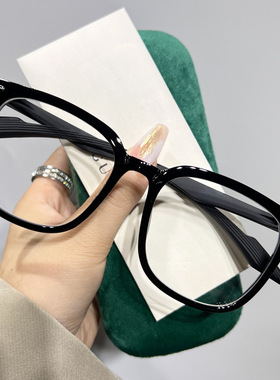 茶色眼镜女近视可配镜片超轻素颜眼睛镜框防蓝光护眼无度数平光镜