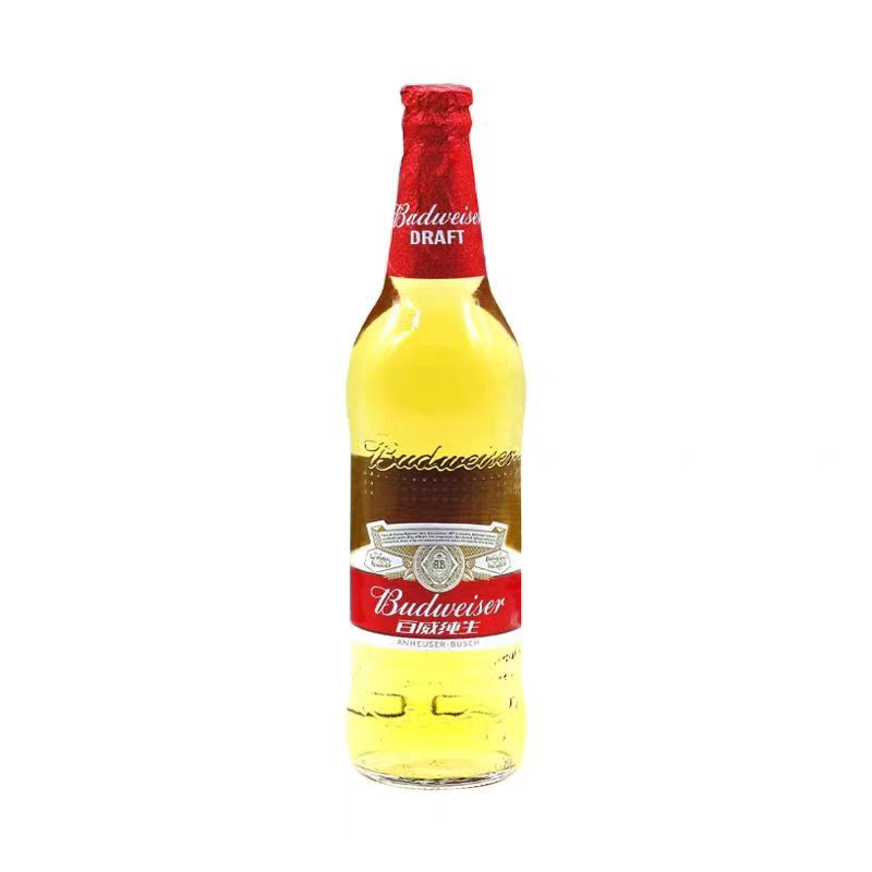 百威纯生啤酒 500ml*1瓶酒精度3.1度麦汁浓度8度