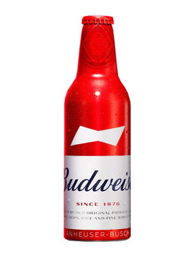 Budweiser百威啤酒红色铝瓶355ml*1瓶美式啤酒酒精3.6度麦汁9.7度