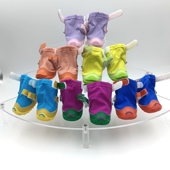 富汪春秋款 布面鞋 微防水防尘大狗小狗鞋 FOKWOW狗鞋 两只装