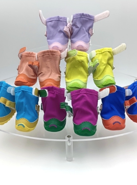 FOKWOW狗鞋富汪春秋款布面鞋微防水防尘大狗小狗鞋（两只装）