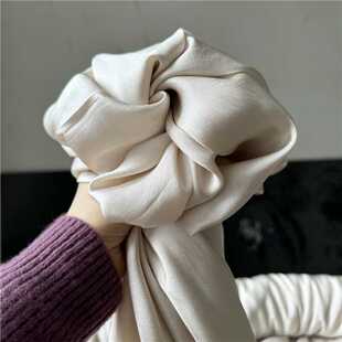 夏季 2米 米色系凉滑细密高支铜氨天丝提花布料 1.4 设计师余料