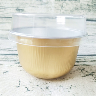 100套170ml铝箔耐烤杯 可密封即食燕窝包装盒 一次性酒饮料密封杯