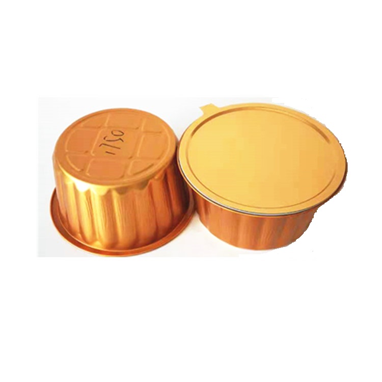 圆形铝箔外卖打包盒