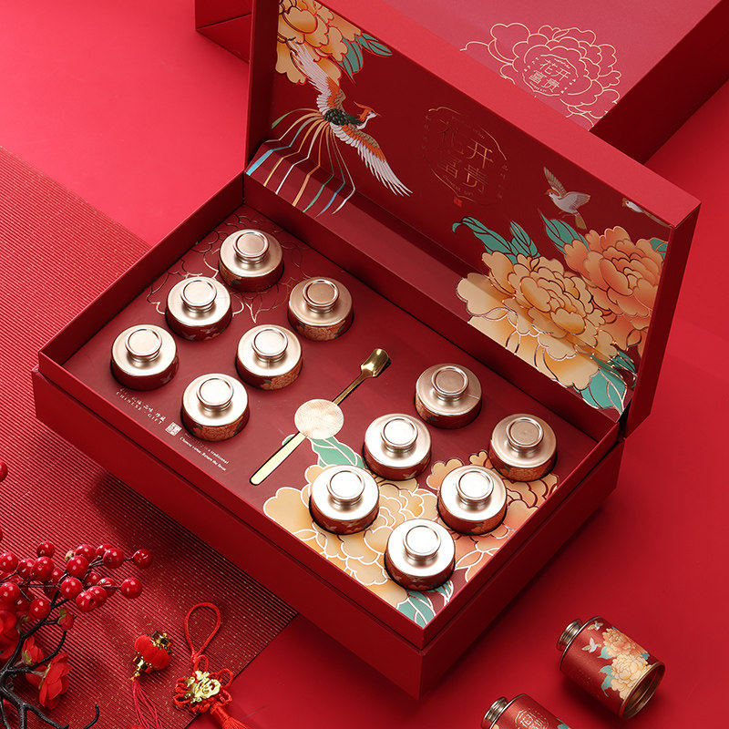 小罐茶礼盒空盒黑枸杞高档茶叶包装盒红茶金骏眉通用茶叶罐空礼盒,包装,茶叶包装,淘宝优惠券,粉丝福利购,淘宝优惠卷