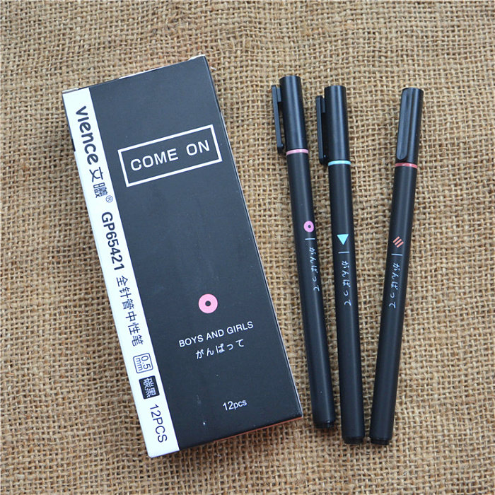 文曦come on全针管中性笔miss ka中性笔0.5MM碳黑热情中性笔文具|ruв категории электронный словарь/электрический бумажных книг/канцелярские принадлежности, ручки/пишущий инструмент, нейтральный ручка - от Buy2taobao.com для оказания профессиональной услуги покупки агента Taobao