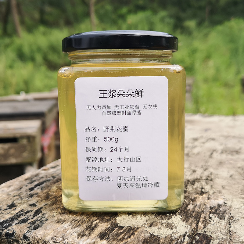 荆条蜜农家自产 纯正天然野生 无添加无浓缩一线蜂农自产蜂蜜500g