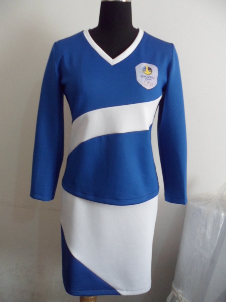 促销员服定制啤酒牛奶饮料销售员服装春秋女长袖服务员工作服定做