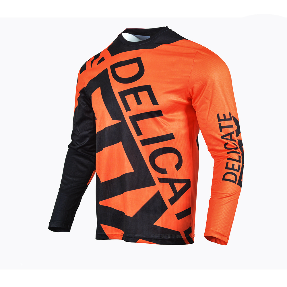 DELICATE FOX 摩托车极限越野休闲山地骑行速降服MX  BMX 速降长T