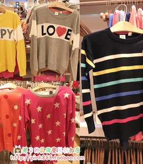 GAP专柜正品 女童长袖打底毛衣针织衫 229219 270044 229226