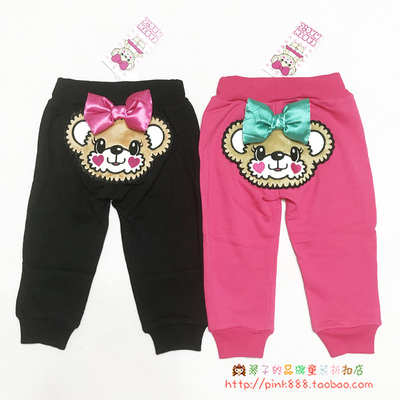 EarthMagic现货同款刺绣小熊长裤
