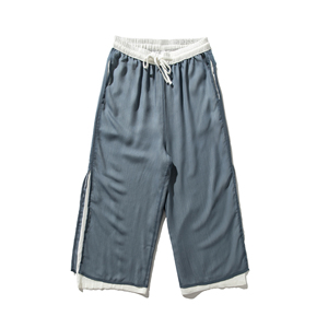 20夏季 大码风汉服裙裤情侣中性棉麻阔腿裤文艺改良 K61/P95图片