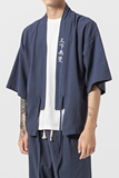 大码道袍风衣男女情侣风棉麻休闲日系披风t恤套装TZ05/P100，男装休闲套装，钱塘713