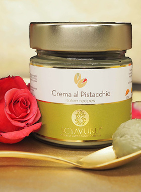 西西里岛开心果酱SCYAVURU意大利进口昔渥乐Crema al Pistacchio